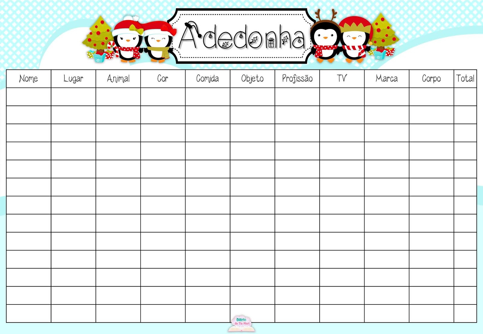 Imagem ilustrativa (Diário da Tia Mari)